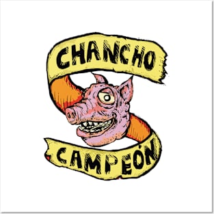 Champion pig Posters and Art